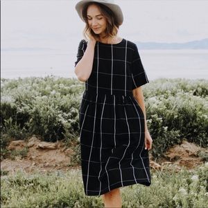 Piper & Scoot Grid Dress